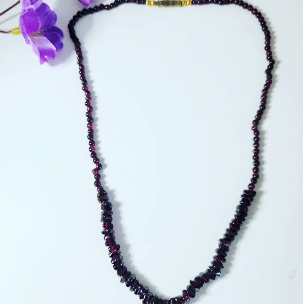 Gorgeous natural Garnet necklace 😍✨